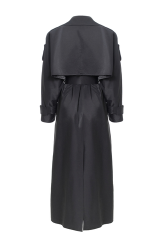"Trench cape" Тренч-кейп в пол из хлопка.