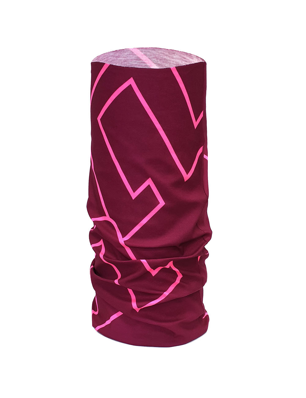 Многофункциональная бандана Noname Headwear dark rose - 2