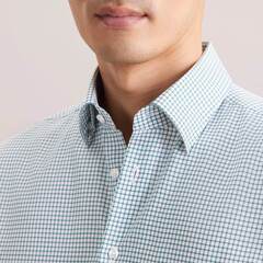 Сорочка мужская Seidensticker Slim Fit 01.849841-54 в изумрудную клеточку