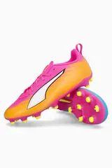 Бутсы Puma Ultra 6 Play FG/AG Junior - розовый