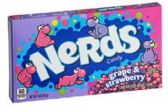 Конфеты Nerds виноград и клубника (Большая упаковка)