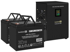 Комплект Exegate FineSine SX-1500.LCD.AVR.2SH