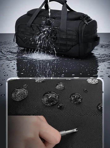 Картинка сумка спортивная Ozuko 9880 Black - 13