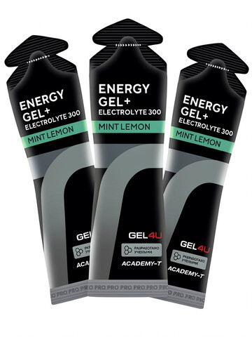 Набор энергетических гелей с электролитами GEL4U Energy GEL 60 г лимон-мята