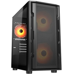 Корпус Mini-Tower Cougar Uniface Mini ARGB, Micro-ATX, черный (CGR-55C9B-RGB)