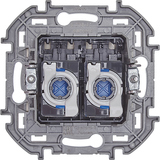 Розетка компьютерная двойная RJ45 категория 6 UTP - Legrand Inspiria - слоновая кость — фото 4