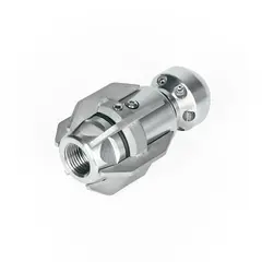 Каналопромывочная роторная форсунка RGR Kraken 1/2f SS 6Rr35х1r15