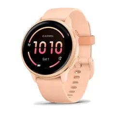 Умные часы Garmin Vivoactive 6, Metallic Pink Dawn with Pink Dawn Band (010-02985-03)