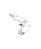 GROHE Allure Brilliant 13299AL0 Излив для ванны настенный