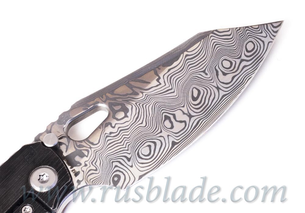 CKF/Rotten Evo 3.0E (ZircuTi + Ti handle, Damasteel blade, Zirc backspacer, ZircuTi clip) - фотография 