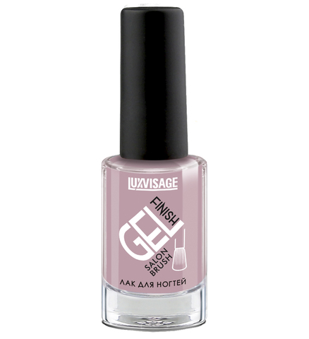 LuxVisage Лак для ногтей GEL finish тон 34 светло-сиреневый  9мл