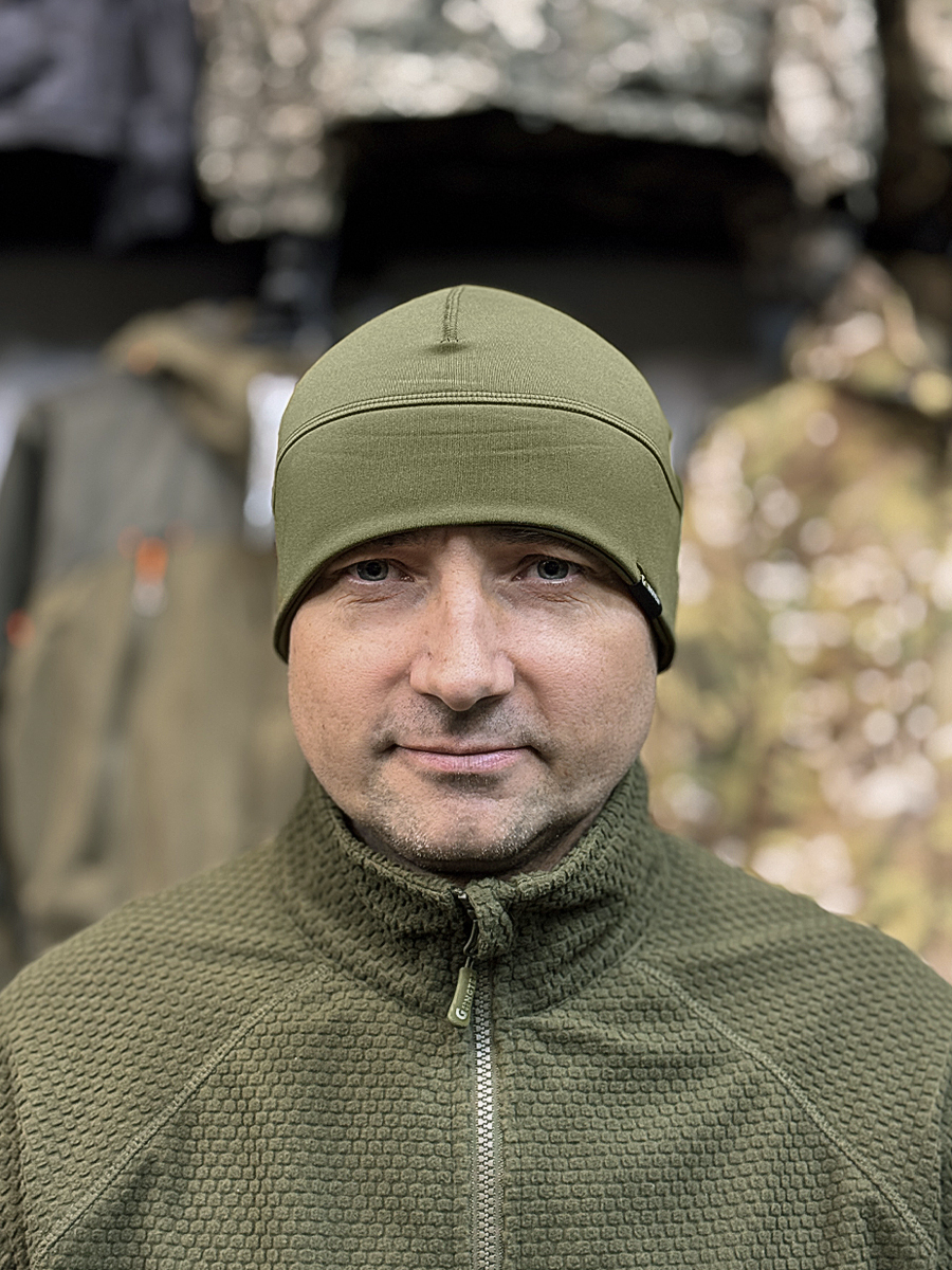 Шапка мужская Gongtex олива