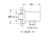 GROHE 27057AL0 Шланговое подсоединение