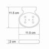 WasserKRAFT Berkel K-6869 Мыльница, цвет: хром