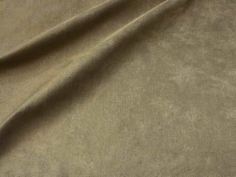 Портьерная однотонная негорючая ткань Феникс темно-зеленый