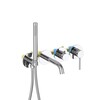 Aquatek Европа AQ1344CR Смеситель для ванны встроенный (внешняя и скрытая часть), цвет: хром