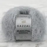 Пряжа Gazzal Marilyn & Merinos 8276 сизый дым
