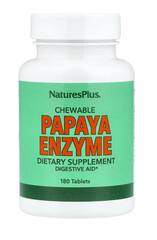 NaturesPlus жевательные таблетки с ферментами папайи, 180 таблеток