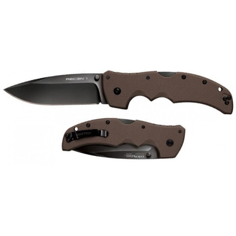 Складной нож Cold Steel 27TLSVF Recon 1 Spear Point Dark Earth