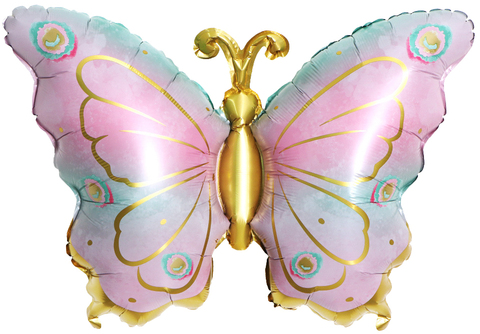 Шар К Фигура, Фигура, Нежная бабочка, Градиент, 31''/79 см, 1 шт.