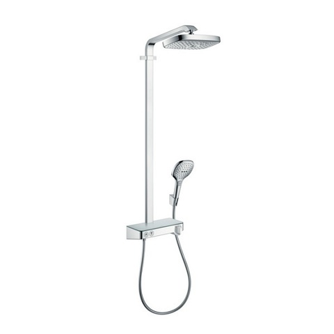 Hansgrohe Raindance Select E 27126000 Душевая система внешнего монтажа с термостатом 110 см с верхней лейкой 30х16 см 2 режима