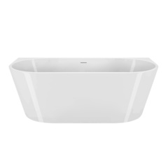 BelBagno BB710-1700-800 Отдельностоящая акриловая ванна в комплекте с щелевым сливом-переливом, 170x79, цвет: белый фото