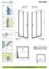 Radaway Arta DWB 386152-03-01R Дверь душевая в нишу