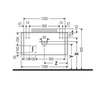 Duravit Happy D.2 Plus HP496209292 Тумба подвесная 408x1300x550мм 2 ящика, цвет: stone grey satin matt