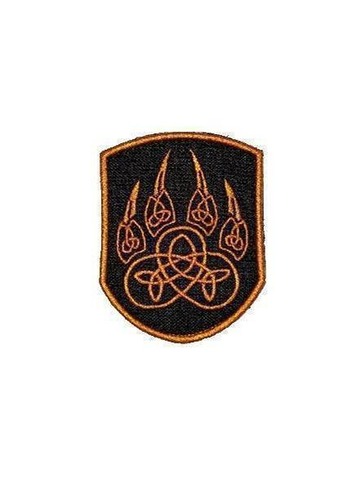 Патч лапа Велеса золото
