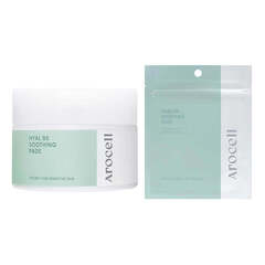 Arocell, Hyal B5 Soothing Pads, Увлажняющие успокаивающие пэды для чувствительной кожи, 20 мл (10 шт)