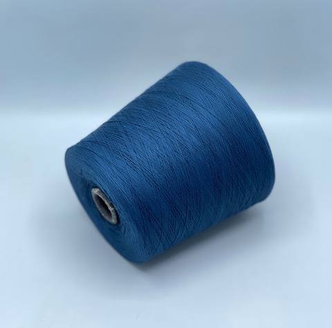 Бобинная пряжа,Cotton, 1693м. 100%Хлопок, Море(626), 39253