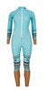 Женский слитный гоночный комбинезон Noname On the Move Race teal-gold - 1