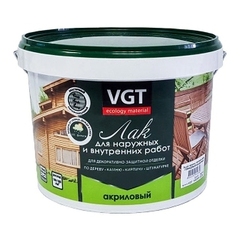 Лак для наружных внутренних работ 2,2кг VGT