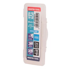 Метчик М 5,0х0,8 (Комплект 3шт) DIN352 HSS-G 6h 50мм a=4,9 H-Tools 230050HT
