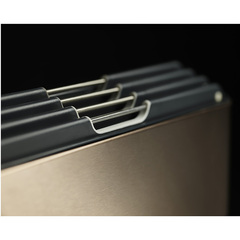Набор разделочных досок в подставке folio steel, золотистый, 4 шт.
