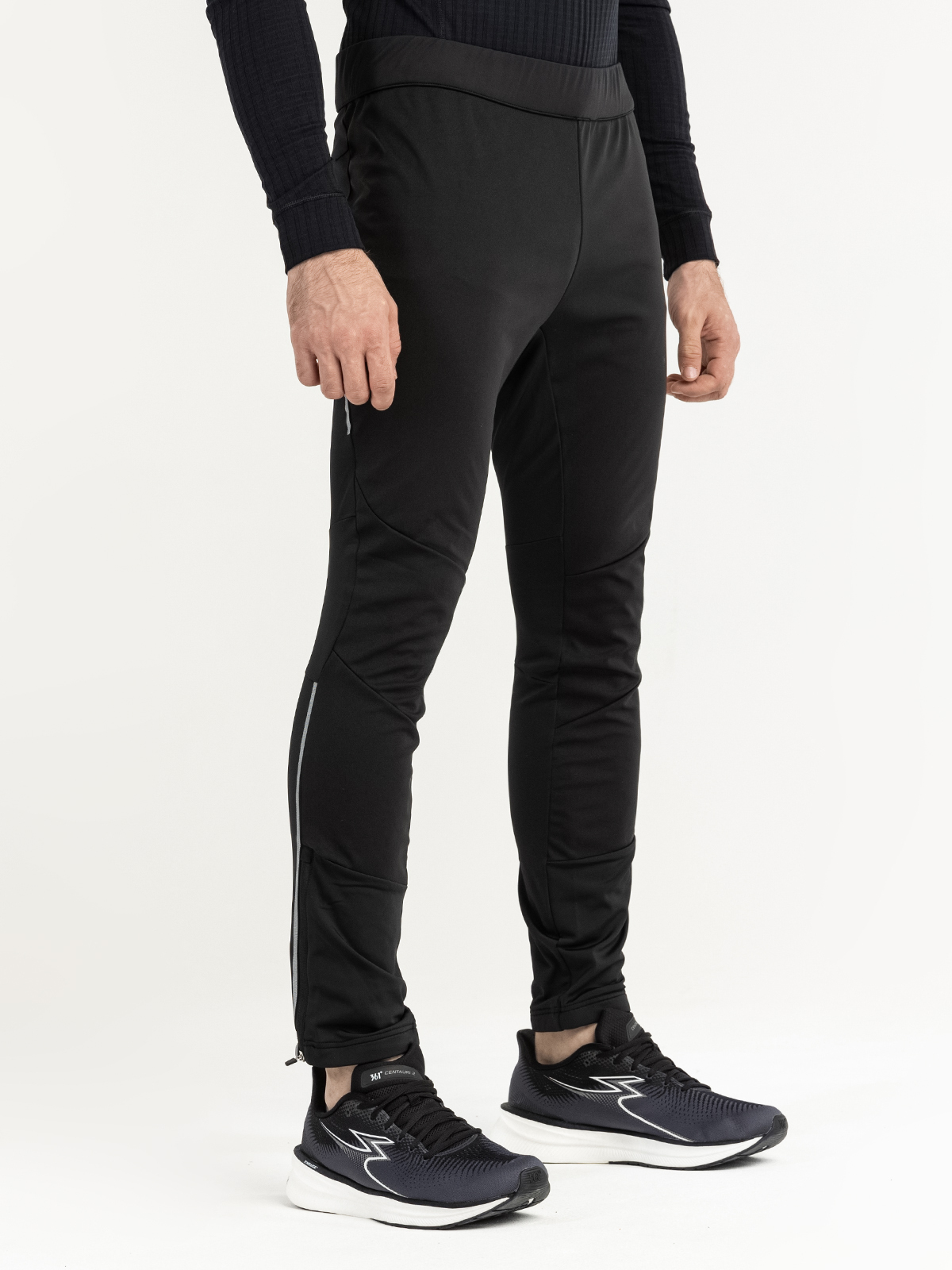 Мужской тренировочный лыжный костюм Moax Royal Tauri Softshell синий-черный - 10