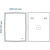 Art&Max Firenze AM-FIR-600-800-DS-F-H Зеркало с подсветкой