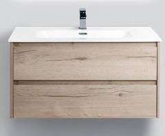 BelBagno Kraft KRAFT-1000-2C-SO-RGB Тумба под раковину подвесная, 100x46, цвет: Белый дуб Галифакс фото
