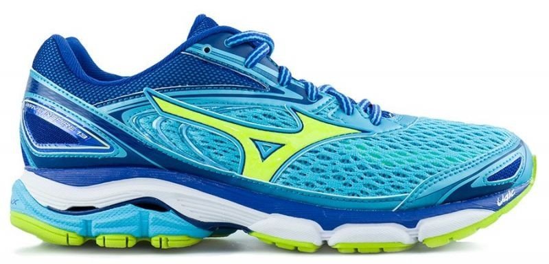 Mizuno Wave Inspire 13 кроссовки беговые женские голубые