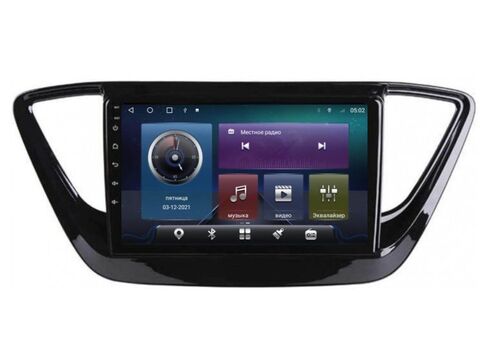 Магнитола Hyundai Solaris (2017-2020) Android 11 4/64GB QLED DSP 4G модель CB-2074TS18