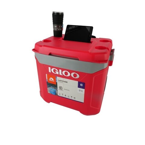 Изотермический пластиковый контейнер Igloo Latitude 60 Roller red Изотермический пластиковый контейнер Igloo Latitude 60 Roller red