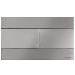 Duravit DuraSystem WD5140070000/WF5140043010 Клавиша смыва, для унитаза, шгв 255*7,8*150, цвет-сталь брашированная фото