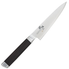 Фото Кухонный нож универсальный KAI Seki Magoroku Damascus 120мм, сталь VG-10 в обкладках из дамаска