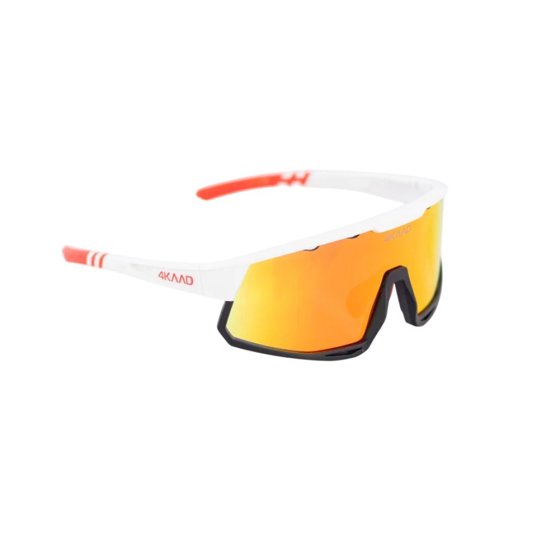 Спортивные гоночные очки 4KAAD Mirador Zeiss white-red