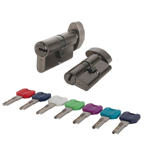 Цилиндровый механизм с вертушкой PUNTO MaxPro7002/70 mm (30+10+30) GR графит 7кл. 61169/