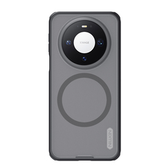Чехол серый тонированный c MagSafe для Huawei Mate 80 и 80 Pro, серия Super Frosted Shield Pro Magnetic (Clear version) от Nillkin