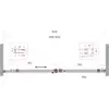 BelBagno SOFT_CLOSE-2-BF-1-160-C-GM Душевая дверь