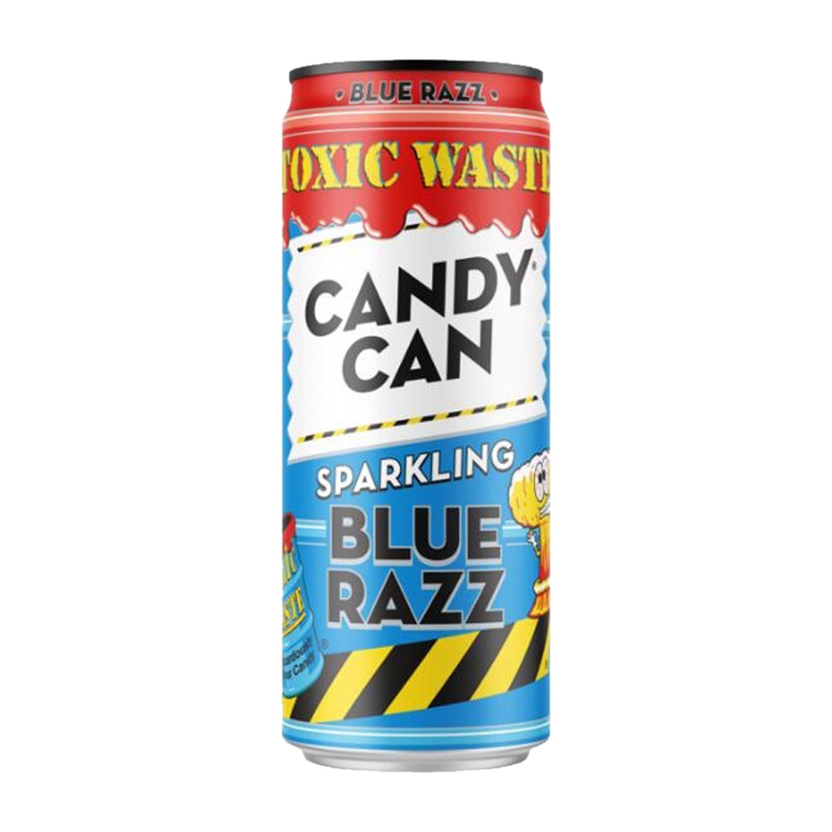 Газированный напиток Candy Can Toxic Waste Blue Razz 330 мл — упаковка