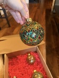 Стеклянные шары ручной работы с витражной росписью — фото 4