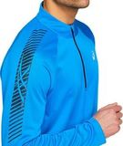 Рубашка беговая Asics Icon Ls 1/2 Zip Top Blue мужская